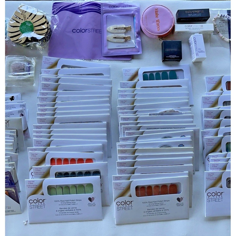 Color street Nail Polish Strips 211 Pc Lot rare OG sets 166 Nail‎ Kits + 45 Xtra - Picture 3 of 15